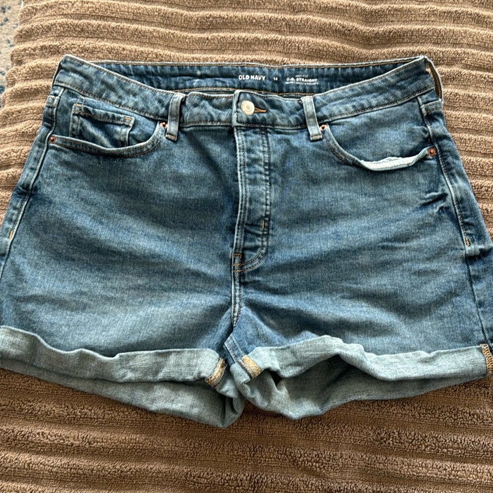 Denim shorts